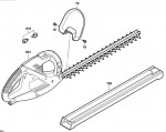 Bosch 3 616 J01 A70 HEDGEMASTER 48 Hedge Trimmer HEDGEMASTER48 Spare Parts